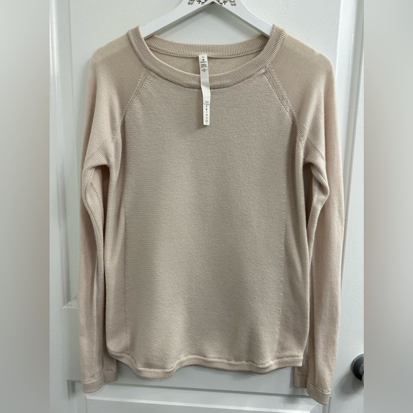 lululemon athletica Sweaters - Lululemon athletica sz 10 Sit in Lotus 100% Merino Wool Sweater Cozy Outdoor